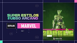 ¡Llegaron los Súper Estilos a Fortnite 🔥✨ Fuego Arcano fortnite [upl. by Aisayn]