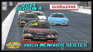 wait for wall hits  iRacing ARCA Menards Series at Indianapolis [upl. by Atenaz]