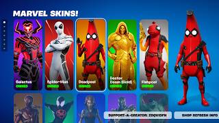 20 RAREST Marvel Skins in Fortnite [upl. by Nereids189]