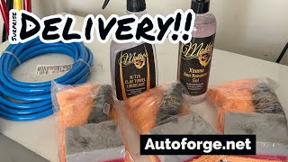 Latest Delivery from Autoforgenet New Products Car Care [upl. by Niamert]