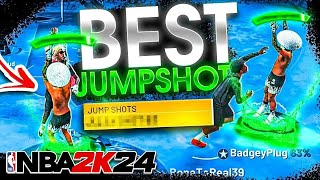 The BEST JUMPSHOTS for EVERY THREE POINT RATING  HEIGHT on NBA 2K24 [upl. by Assiluj]