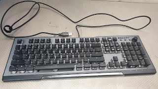 ROCCAT Vulcan 100 AIMO Mechanical PC Gaming Keyboard Review brown switch [upl. by Aidnyl]