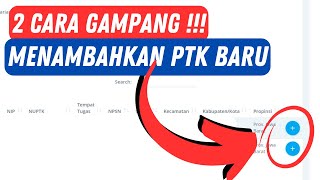 Cara Tambah PTK Baru di Dapodik 2025  Mudah  Berhasil [upl. by Yolande695]