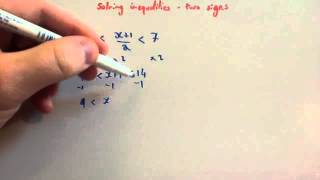 Compound inequalities 3  Linear inequalities  Algebra I  Khan Academy [upl. by Killam]