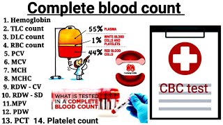 Complete blood count test  Complete Hemogram  CBC report [upl. by Ainad]