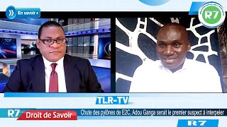 CONGOBRAZZAVILLE  CHUTE DES PYLONES DE E2C ADOU GANGA SERAIT LE PREMIER SUSPECT A INTERPELER [upl. by Lled]