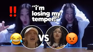 Yeji amp Yuna fight against the 2 MOST competitive members Chaeryeong amp Ryujin [upl. by Iggy]