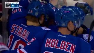 Michael Grabner first goal as a New York Ranger [upl. by Beth110]