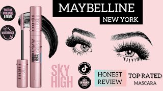 MAYBELLINE SKY HIGH MASCARA LIVE DEMO [upl. by Aiciles]