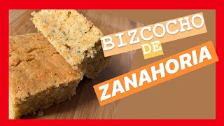 BIZCOCHO de ZANAHORIA 🥕 VEGANO 🌱 [upl. by Heeley237]