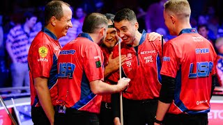 GORST amp WOODWARD VS ALCAIDE AND KAÇI  Match 10  Highlights  2024 BetOnline Mosconi Cup [upl. by Thornton]