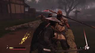 Ghost Of Tsushima Travelers Rest Inn Camp Fight Gameplay [upl. by Lucrece]