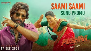 Saami Saami Song Promo  Pushpa  Allu Arjun  Rashmika  Fahadh Faasil  Sukumar  DSP  17th Dec [upl. by Einatirb977]