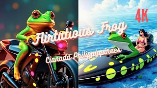 Cianada Philippippinees 👌 Funny 💯 song 🎶 with flirtatious frog 🐸 4k [upl. by William]