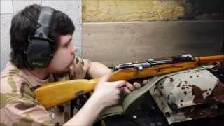 Shooting Mosin Nagant 189159 [upl. by Fraze726]