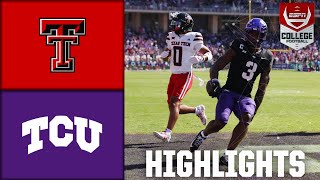 Texas Tech Red Raiders vs TCU Horned Frogs  Full Game Highlights  ESPN College Football [upl. by Notneuq881]