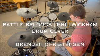 Battle Belongs by Phil Wickham  Drum Cover [upl. by Anawyt]