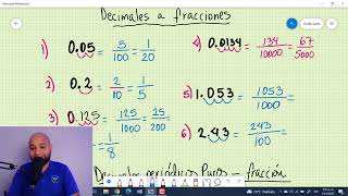 Convertir decimales en fracciones [upl. by O'Kelly]