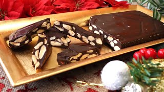 TURRON DE CHOCOLATE CON ALMENDRAS [upl. by Ollehto274]