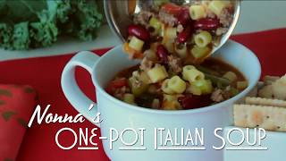 Nonna’s OnePot Italian Soup [upl. by Atirehs72]