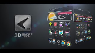 3D Glass Tech  CM Launcher3D [upl. by Loziram11]