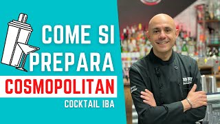 Come si prepara Cocktail Cosmopolitan IBA Storia dosi e ricetta [upl. by Worthy]