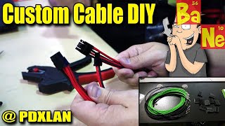 How to make your own custom cables for your PC  Barnacules [upl. by Amrak]