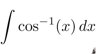 Integral cos1x [upl. by Nylemaj]