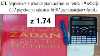 Zadanie 174 Elektrotechnika  zbiór zadań by Aleksy Markiewicz [upl. by Yecal322]