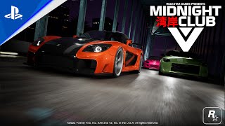 Midnight Club 5  Garage Gameplay 4  PS5 [upl. by Vento]