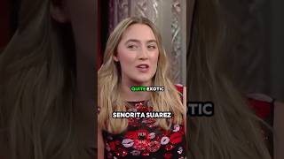 Saoirse Ronan Teaches You Irish Name  shorts [upl. by Ylas]