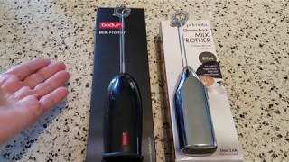 Milk Frother Comparison Bodum vs Primula [upl. by Ile]