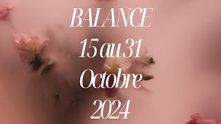 Balance ♎️ 15 au 31 Octobre 2024  Grand virage après une grande décision 🎉 [upl. by Alejoa579]