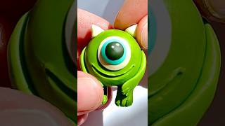 🤢 Mike Wazowski from Monsters Corporation mikewazowski pixar plasticine clay meme diy art [upl. by Buckie73]