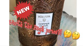 Voluspa Candle Review  Copper Clove [upl. by Nira]