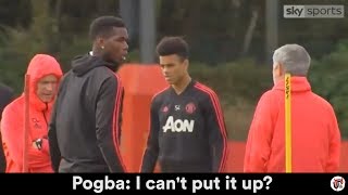 WHAT MOURINHO ACTUALLY SAID TO POGBA TRANSCRIPT [upl. by Atinehs]