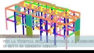 Verifiche di resistenza a flessione di setti in ca [upl. by Daraj697]