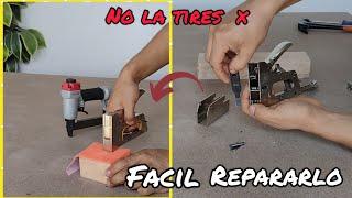 La mejor ENGRAPADORA Rapid facil de repararTapicería [upl. by Mendive]