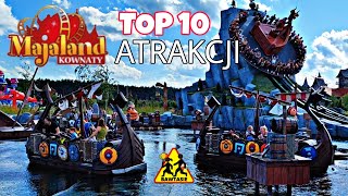 🎢 MAJALAND KOWNATY  TOP 10 atrakcji parku [upl. by Newcomer]