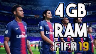 FIFA 19 on 4GB RAM 30 FPS ⚽ Finally Tested This Lovely Game ♥ [upl. by Oremo]