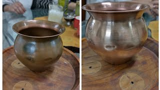 How to clean 🤔🤔 your copperbrass items  festival festivevibes cleaning diy brasso diyideas [upl. by Alberic454]