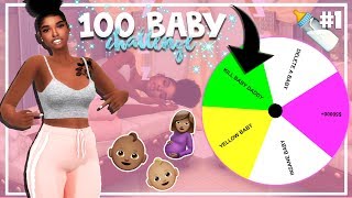 SIMS 4 100 BABY CHALLENGE with A TWIST 1 NEW LP [upl. by Dibru50]