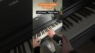 🎹 TUTO  Kavinsky ft Angèle  Nightcall piano pt2 piano pianomusic pianocover kavinsky [upl. by Anasus555]