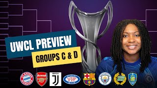 UEFA Womens Champions League preview  Groups C amp D [upl. by Naples]