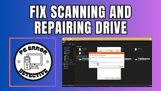 How to Fix Scanning and Repairing Drive in Windows 10 [upl. by Kazue]