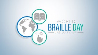 Happy World Braille Day from Freedom Scientific [upl. by Enilehcim151]