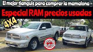 🔥 Las mejores camionetas 4x4 RAM en venta tianguis de autos usados zona autos Mexico [upl. by Bethena424]