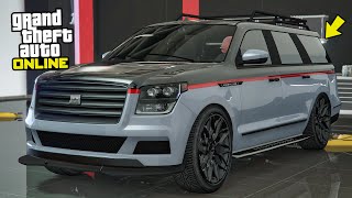 Dundreary Landstalker XL Lincoln Navigator  GTA 5 Online DLC Vehicle Customization [upl. by Toffey]