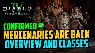 NEW MERCENARIES DIABLO 4  Full Overview and Class Breakdown [upl. by King]