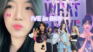 Vlog🫧💘 IVE concert vip soundcheck  send off 𐙚 Show What I Have in BKK [upl. by Sallie482]